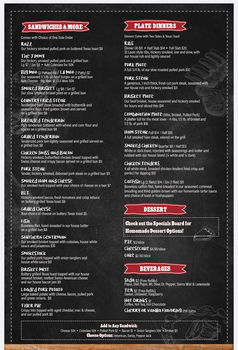 Menu Raspberry's Bbq-3